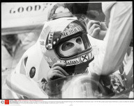 Niki Lauda During Practice At Silverstone. James Hunt Beat Him Into 2nd Place In The Race But The Austrian Was Steadily Racking Up The Points Needed To Take Hunt's Crown. 14/7/1977