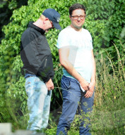 EXKLUSIV - Chris Evans muss mal für kleine Jungs