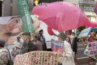 NEWS - Sitzstreik gegen US Army: Okinawa protestiert gegen Stützpunktbau