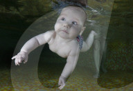 FEATURE - Ins kalte Wasser geworfen - Schwimmkurs für Babies