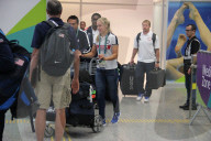 OLYMPIA 2016 - Viel Betrieb am Flughafen von Rio - Ankunft der Athleten