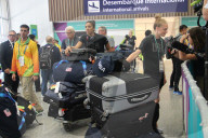 OLYMPIA 2016 - Viel Betrieb am Flughafen von Rio - Ankunft der Athleten