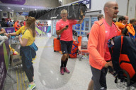 OLYMPIA 2016 - Viel Betrieb am Flughafen von Rio - Ankunft der Athleten