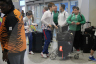 OLYMPIA 2016 - Viel Betrieb am Flughafen von Rio - Ankunft der Athleten