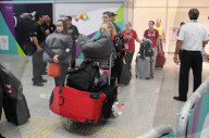 OLYMPIA 2016 - Viel Betrieb am Flughafen von Rio - Ankunft der Athleten