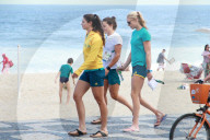 OLYMPIA 2016 - Das Australische Team am Beach von Rio