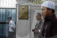 NEWS - Jakarta: Protestaktion für entführte Arbeiter durch die Rebellengruppe Abu Sayaf