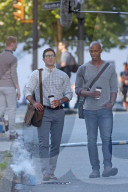 PEOPLE - Tyler Hoechlin bei Dreharbeiten zu 'Supergirl'