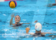 OLYMPIA 2016 - USA Frauen Wasserball Training