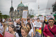 NEWS - Deutschland: Jesidische Demonstration in Berlin