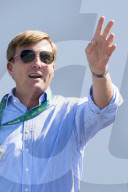 PEOPLE - König Willem Alexander eifert in Rio mit den Ruderern mit
