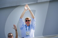 PEOPLE - König Willem Alexander eifert in Rio mit den Ruderern mit