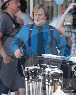 PEOPLE - Jack Black auf dem Set von "The Polka King"