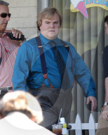 PEOPLE - Jack Black auf dem Set von "The Polka King"