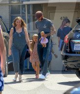 PEOPLE - David Beckham mit Harper in LA unterwegs mit Harper