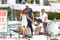 PEOPLE - Happy in SŸdfrankreich: Sacha Baron Cohen mit Frau Isla