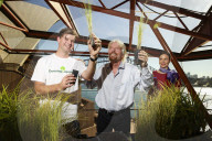 Sir Richard Branson beim Launch der Great Barrier Reef Initiative in Sydney