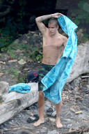 EXKLUSIV - Justin Bieber gut gelaunt zusammen mit Freunde auf Hawaii