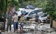 NEWS - Mazedonien: Ãœberschwemmungen nach heftigen Gewittern in Skopje