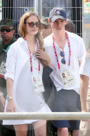 EXKLUSIV - Eddie Redmayne zusammen mit seine Frau Hannah Bagshawe beim Olympia 2016  in Rio