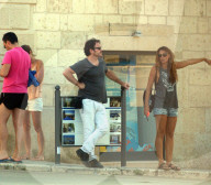 PEOPLE - Matt Dillon zusammen mit seiner Freundin in Italien