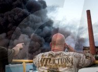 NEWS - New York: Brand in einer Pneu-Verwertungsfabrik