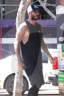 EXKLUSIV - David Beckham besucht mit Brooklyn den SoulCycle 