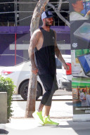 EXKLUSIV - David Beckham besucht mit Brooklyn den SoulCycle 