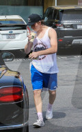 EXKLUSIV - David Beckham besucht mit Brooklyn den SoulCycle 