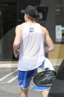 EXKLUSIV - David Beckham besucht mit Brooklyn den SoulCycle 