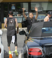 EXKLUSIV - David Beckham besucht mit Brooklyn den SoulCycle 