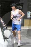 EXKLUSIV - David Beckham besucht mit Brooklyn den SoulCycle 