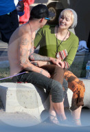 EXKLUSIV - Paris Jackson turtelt mit Michael Snoddy in Costa Mesa