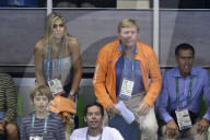 OLYMPIA 2016 - Willem-Alexander und Maxima am Männer Schwimmwettkampf in Rio 