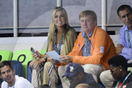 OLYMPIA 2016 - Willem-Alexander und Maxima am Männer Schwimmwettkampf in Rio 