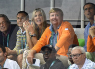 OLYMPIA 2016 - Willem-Alexander und Maxima am Männer Schwimmwettkampf in Rio 