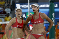 OLYMPIA 2016 - Sind weit  gekommen: Beach Volleyballerinnen Nadine Zumkehr und Joana Heidrich
