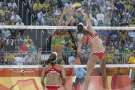 OLYMPIA 2016 - Sind weit  gekommen: Beach Volleyballerinnen Nadine Zumkehr und Joana Heidrich