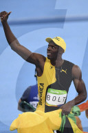 OLYMPIA 2016 - Usain Bolt holt Gold im 100 m Lauf