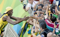 OLYMPIA 2016 - Usain Bolt holt Gold im 100 m Lauf
