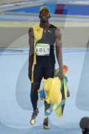 OLYMPIA 2016 - Usain Bolt holt Gold im 100 m Lauf