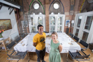 PORTRAIT - Siddarth Vijayakumar und Olivia Simony im Grub Club in London