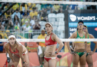 OLYMPIA 2016 - Beachvolleyball: Joanna Heidrich und Nadine Zumkehr (SUI) im Viertelfinale
