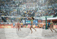 OLYMPIA 2016 - Beachvolleyball: Joanna Heidrich und Nadine Zumkehr (SUI) im Viertelfinale