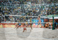 OLYMPIA 2016 - Beachvolleyball: Joanna Heidrich und Nadine Zumkehr (SUI) im Viertelfinale