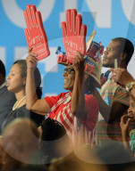 NEWS - USA: Hillary Clinton auf Wahlkampagne in Philadelphia