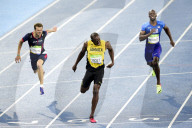 OLYMPIA 2016 - Usain Bolt auch die Goldmedaille im 200-M-Lauf