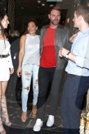 PEOPLE - Brian McFadden und Kate Burdett verlassen den Ciroc Club in London