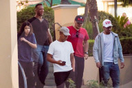 PEOPLE - Blanket Jackson und Bruder Prince in Calabasas unterwegs