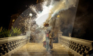 NEWS - Spanien: Feuerwerk am 'Festa Major de Sitges'